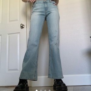Low Rise Flare Jeans